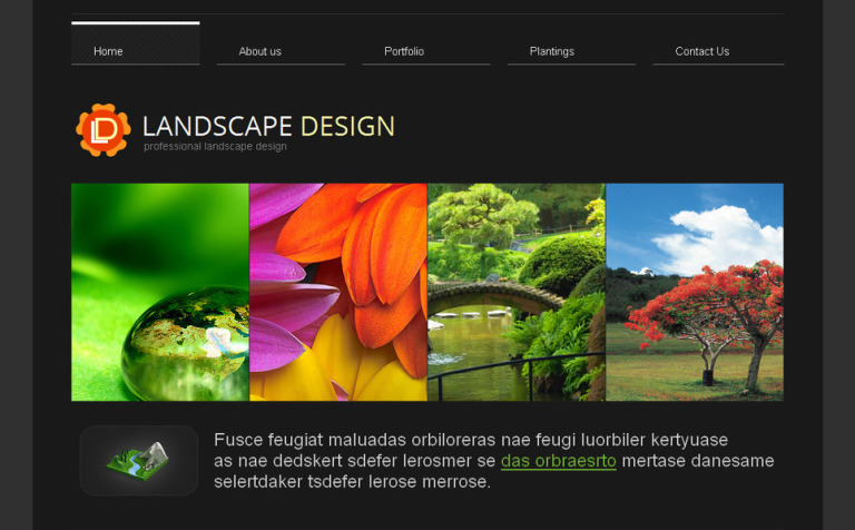 Landscape Design Premium Moto CMS HTML Template Big Screenshot Landscape Design Moto CMS HTML Template New Screenshots BIG