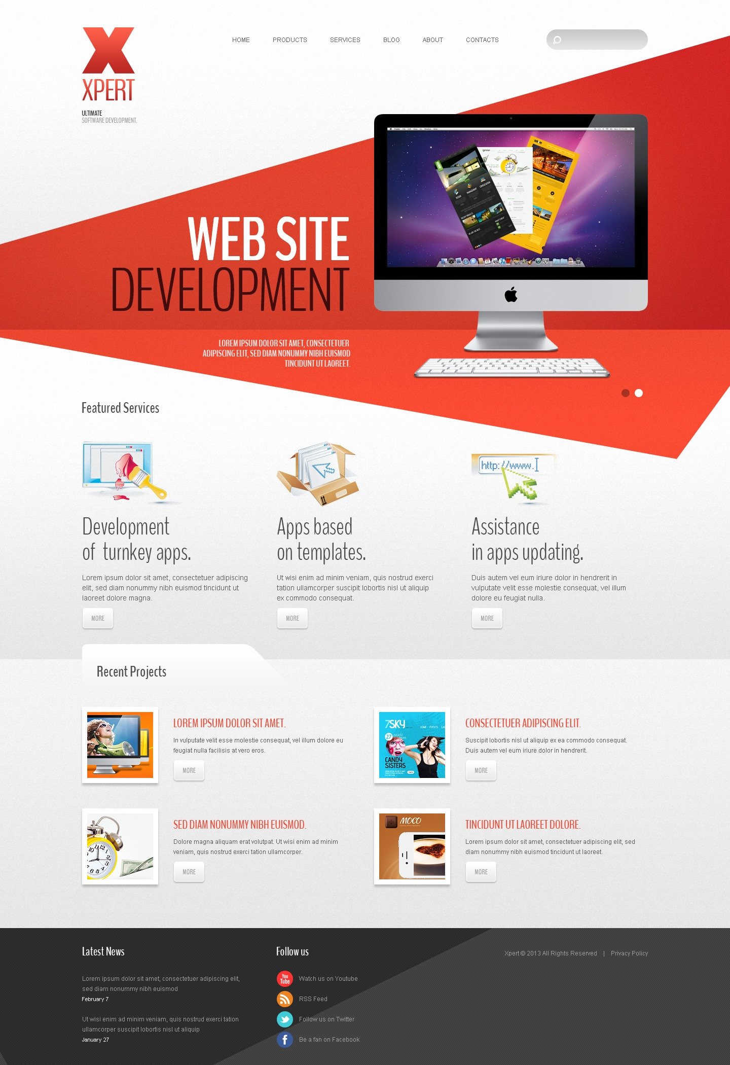 Software Company Joomla Template #42980