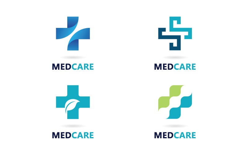 Health Care Logo Vector V14 Logo Template