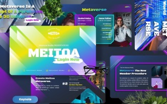 Meitoa - Metaverse Reality Keynote Templates