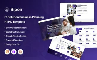 Bipon - IT Solution & Business Planning HTML Template
