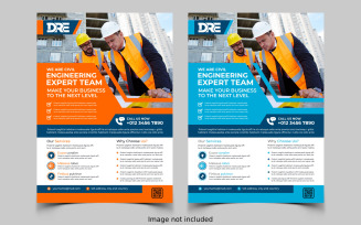 Build Your Business Construction Flyer Template