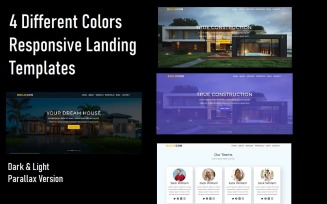 BuildCon Classic Design One Pager Website