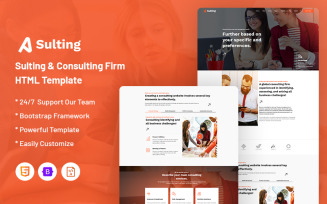 Sulting – Consulting Firm Website Template