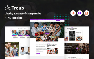 Troub – Charity & Nonprofit HTML Template