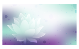 Floral Backgrounds 14400x8100px In Green Color Scheme With Lotus