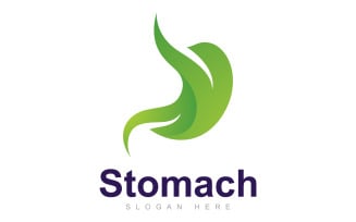 Stomach Care Logo Vector Design Template, Creative stomach Symbol V6