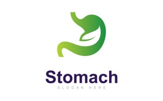 Stomach Care Logo Vector Design Template, Creative stomach Symbol V7