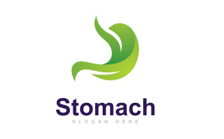 Stomach Care Logo Vector Design Template, Creative stomach Symbol V8