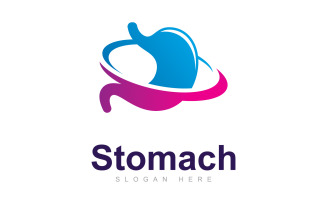 Stomach Care Logo Vector Design Template, Creative stomach Symbol V9