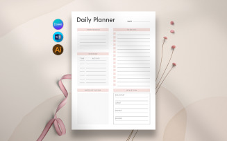 Daily Planner Template With Canva