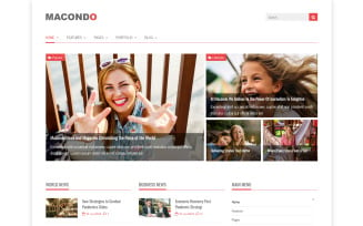 Macondo Joomla News Portal Template and Magazine