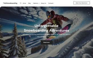 TishSnowboarding - Snowboarding WordPress Theme