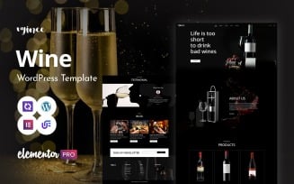 Vninee - Wine And Winery Shop WordPress Elementor Theme