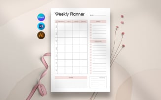 Weekly Planner Template With Canva