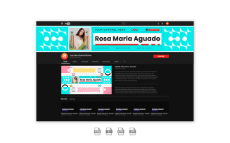 Creative YouTube Cover Template 15