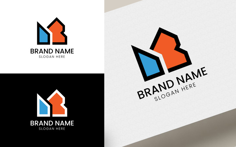 Letter DB home logo-06-119 Logo Template