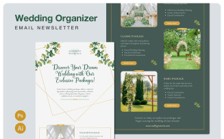 Wedding Organizer Email Newsletter