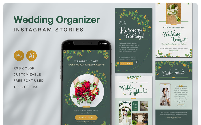 Wedding Organizer Instagram Story Social Media