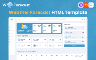 Weather Forecast - Comprehensive Weather Forecasting Responsive HTML Bootstrap Template