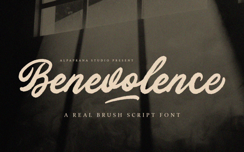 Benevolence - Brush Script Font