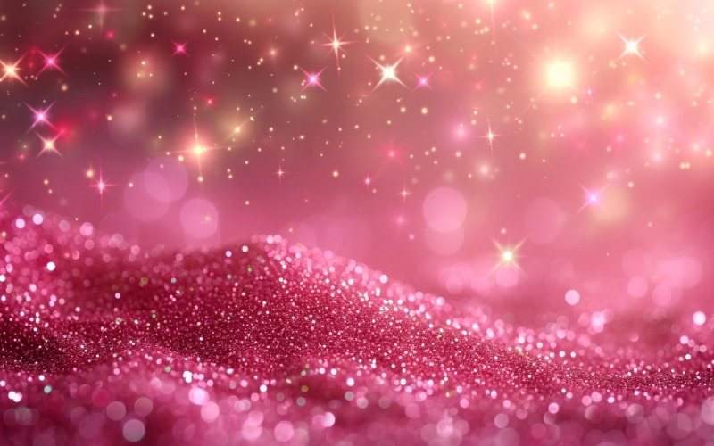 Birthday Background Peach and pink Glitter 51