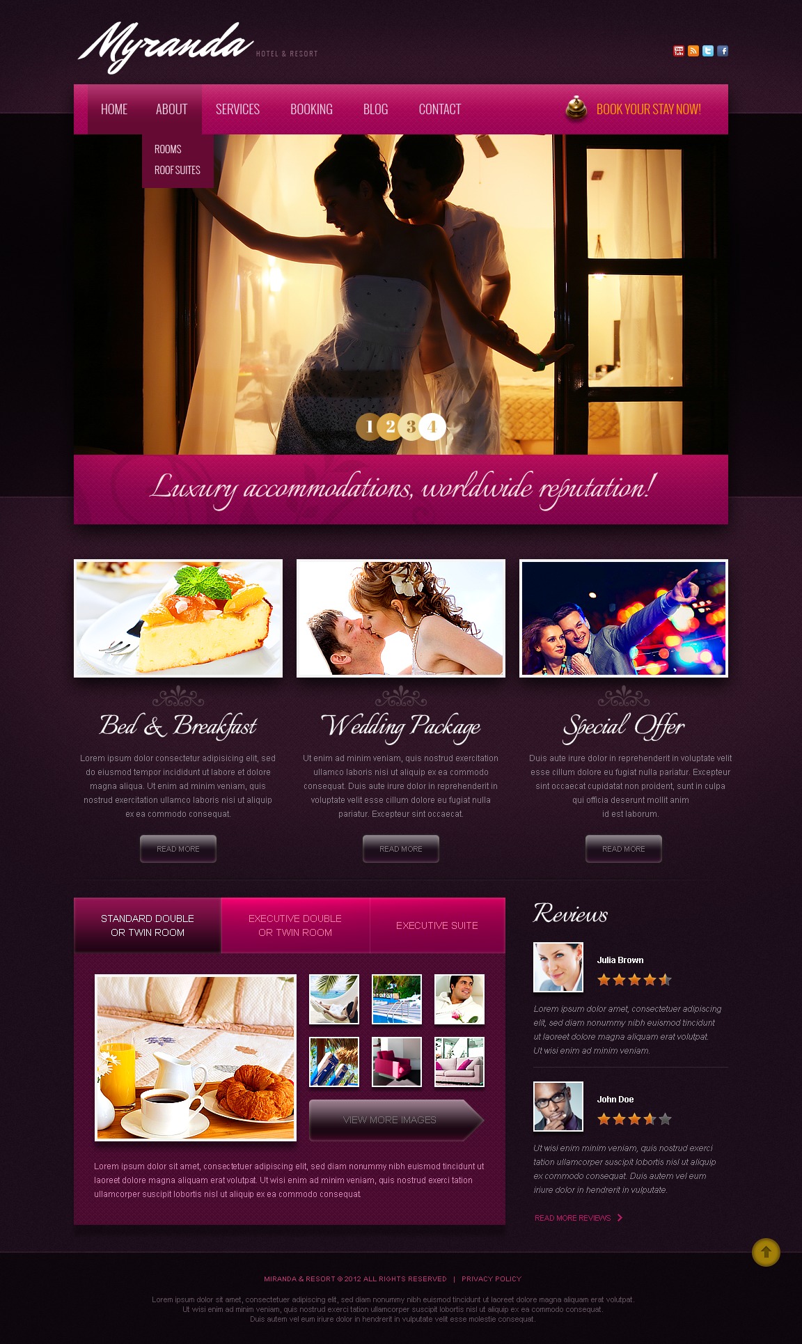 Hotels Drupal Themes Templatemonster