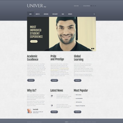 Modern University Drupal Template