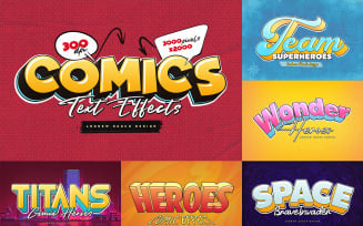 Comic Style Photoshop Text Effects