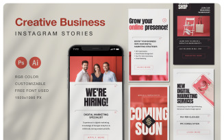 Creative Business Instagram Story Template
