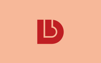 Db or LD letter mark logo design