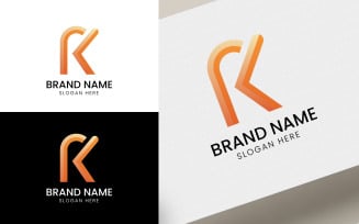 Letter KR company logo-06-132