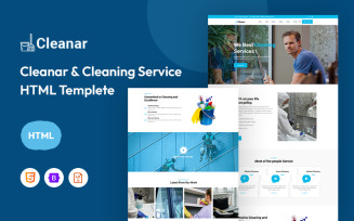 Cleanar - Cleaning Service Website Template
