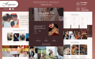 Feyona - Photography & Portfolio Elementor Template Kit