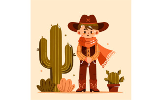 National Day of the Cowboy Illustration