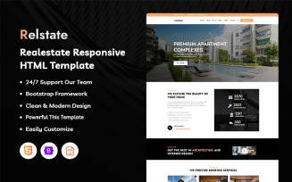 Relstate - Realestate Responsive Website Template