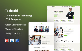 Techsold – IT Solution and Technology Website Template