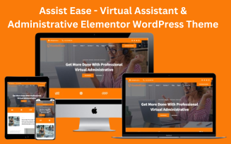 Assist Ease - Virtual Assistant & Administrative Elementor WordPress Theme