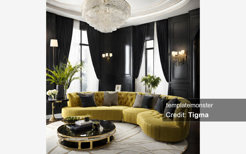 Elegance Redefined: Discover Sophisticated Interior Design Illustration