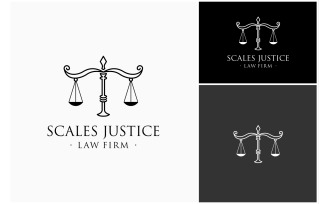 Justice Scales Attorney Law Logo