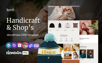 Kreft - handicraft And Woolen Shop Multipurpose WordPress Elementor Theme