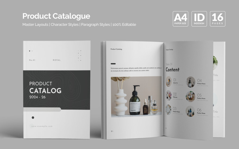 Product Catalogue Template Magazine Template
