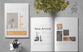 Fashion Lookbook Layout Template - INDD