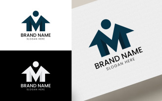 Letter M 3d business logo-07-150