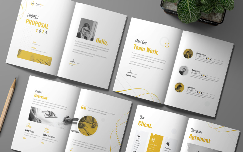 Project Proposal Template (INDD) Magazine Template
