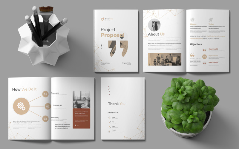 Project Proposal Template - INDD Magazine Template