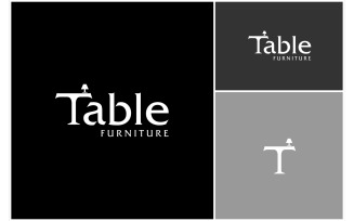 Table Furniture Font Text Logo