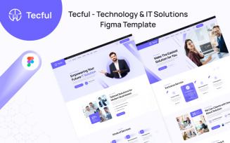 Tecful - Technology & IT Solutions Figma Template