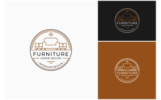 Furniture Interior Badge Stamp Logo