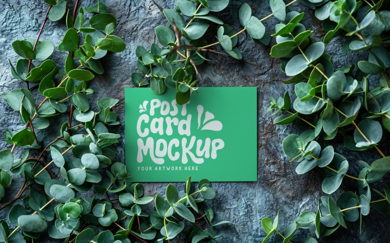 Greeting Card Flat Lay Design Mockup 73 Product Mockup